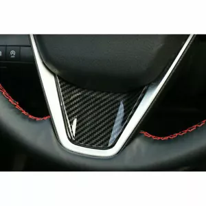 Carbon Fiber Style ABS Steering Wheel Cover Trim Fit For Toyota Camry 2018 -2023 - Foto 1 di 7