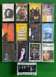 13x Cassette Tapes-Reggae Pop-Marley-Terence D'Arby-U2-Tracy Chapman-Moore-FYC - Picture 1 of 17