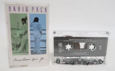 David Pack Anywhere You Go...Cassette Tape Promo 9 25336-4 WB Foto 1 de 3
