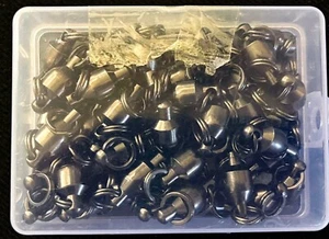 50 Pack 85lbs Ball Bearing Swivel Fishing Connector - Picture 1 of 2