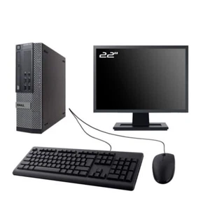 PC Dell Optiplex 790 SFF Bildschirm 22 " Intel I3-2100 RAM 8Go HDD 500Go W10 - Bild 1 von 6