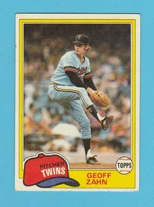 BÉISBOL - GOMA TOPPS - GEOFF XAHN - LANZADOR - GEMELOS - 1981 - Imagen 1 de 2