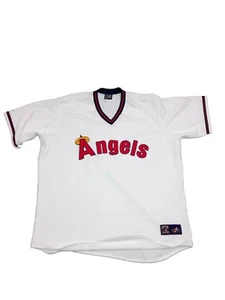 California Angels Majestic Baseball Jersey 1980s Vintage Anaheim LA * Used* - Picture 1 of 3