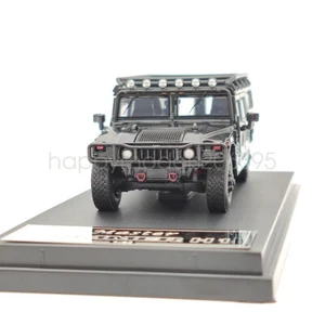 1:64 Master Hummer H1 1999 SUV Diecast Car Collection Limited Black toys - Picture 1 of 10