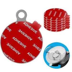 6 Pack Dashboard Pad Mounting Disk Adhesive for Suction Cup Car Phone Holder - Picture 1 of 8