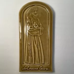 Gesegneter Solanus Casey Pewabic Fliese große Plakette limitierte Auflage 5,5" x 11,75" - Bild 1 von 14