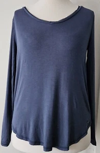 Abercrombie & Fitch Blue V-Neck Long Sleeve T-Shirt Size L Brand New with Tags - Picture 1 of 6