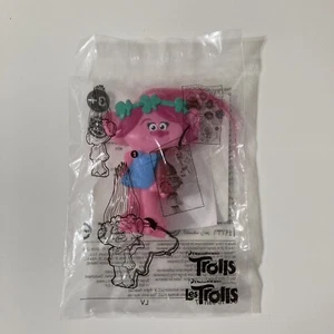 Burger King Dreamworks Trolls The Movie Pink Figure Poppy Kid’s Meal Toy - Picture 1 of 3