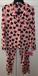 KATE SPADE New York HEARTS Pajama 2 Pc Set S M L XL NWT Pajamas Valentines Heart - Picture 1 of 3