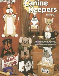 Patrones de lona de plástico Canine Keepers St Bernard Terrier Chihauhua Bulldog D32 - Imagen 1 de 2