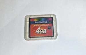 Transcend Compact Flash 4GB - Picture 1 of 1