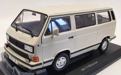 Norev 1/18 Scale Model Car 188541 - 1990 Volkswagen T3 Whitestar - White - Photo 1/4