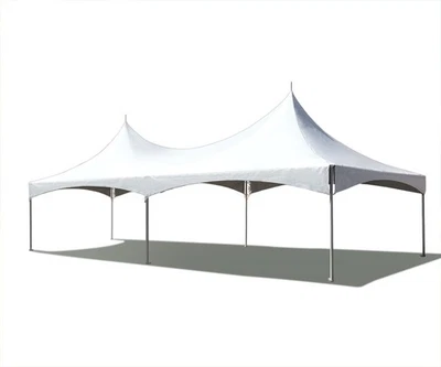 20x30 Commercial High Peak Frame Tent White Event Canopy Wedding Party Gazebo - Image 1 of 4