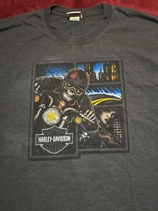 Camiseta Harley-Davidson Avalanche Dealer Gris Colorado Dorado Para Hombre 3XL Motociclista - Imagen 1 de 8