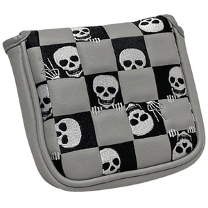 Putter Cover Skull Golf Square Mallet Putter Head Cover Headcover Magnetisch, P... - Bild 1 von 7