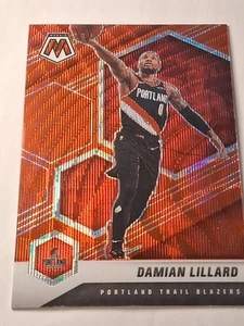 2020-21 Panini Mosaic - Damian Lillard #93 Red Wave Mosaic Prizm - Bild 1 von 2