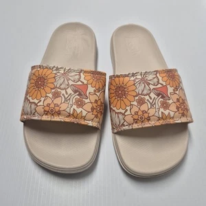 Vans Trippy Floral Mushroom La Costa Damen-Pantoletten US-Größe 7 UK-Größe 4,5 EUc - Bild 1 von 16