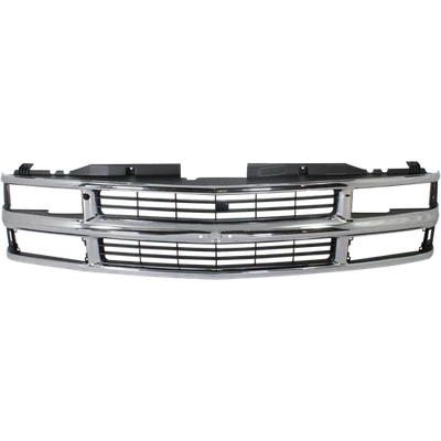 Grille For 1994-1999 Chevrolet C/K 1500 2500 3500 Pickup Suburban Tahoe Chrome Foto 1 de 4