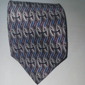 ANDHURST Men’s Neck Tie 100% Silk Geometric Paisley Made in the U.S.A. NWT - Picture 1 of 7