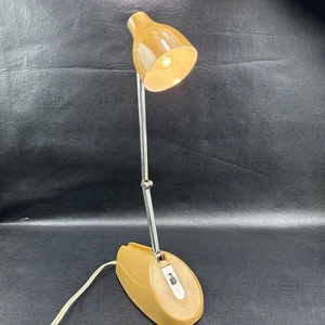 Vintage Mid-Century Task Desk Lamp Model HC-18 Tan Hamilton - Works! - Picture 1 of 10