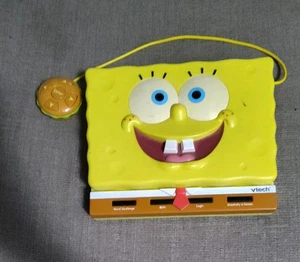 VTech SpongeBob SquarePants 15 Activity Educational Laptop 2008 TESTED Works - Picture 1 of 3
