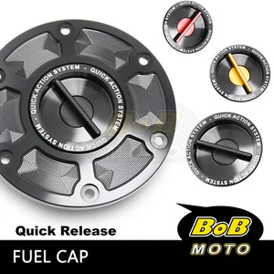 Fuel Gas Tank Cap Cover Keyless For Ducati Multistrada 950 1200 1260 Diavel - Picture 1 of 10