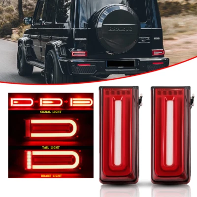 LED Taillights Rear Lamps For 1999-2018 Mercedes benz W463 G63 G550 G55AMG G500 - Image 1 of 4