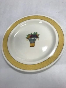 Vintage Wedgwood Directoire yellow trim salad plate 8.25 inch dining Mid Century - Picture 1 of 4