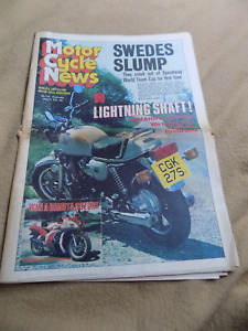 Motor Cycle news/Yamaha XS1100 Test/moto-Guzzi/T.T. Report/Triumph T100A/