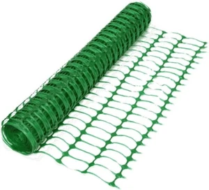 Rotolo di rete per recinzione standard in plastica da 50 m verde in due misure - Imagen 1 de 7