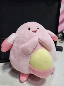 Pokemon Plush Chansey Pink 8" Stuffed Toy Pokemon Center Original 2018 W/ TAG - Picture 1 of 2