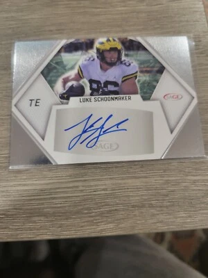 2023 SAGE High Series - Autographs #A-LS Luke Schoonmaker (AU, RC) - Image 1 of 2