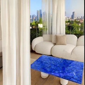 36"x24" Lapis Lazuli Dining table Top Farmhouse Kitchen Furniture Top Home Decor - Picture 1 of 8