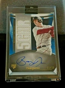 2021 Topps Luminaries Bobby Dalbec Home Run Kings /10 Blue Red Sox RC Auto Patch - Bild 1 von 1