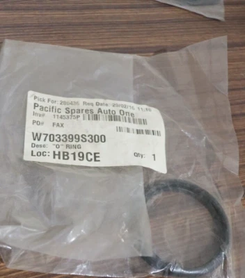 NUEVO SELLO JUNTA TÓRICA FORD - PIEZA W703399S300 - SE ADAPTA A FORD FOCUS LR 2002-2005 Foto 1 de 2