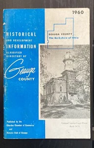 Chardon Geauga County 1960 Ohio Historical & Development Info Directory Booklet - Picture 1 of 6