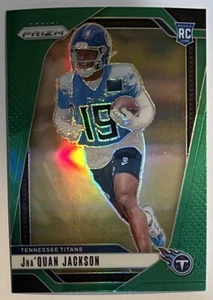 2024 Panini Prizm Green Prizm Jha' Quan Jackson - Foto 1 di 2