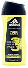 Adidas Pure Game Relaxing Body, Hair, Face Shower Gel, 8.4 ounces