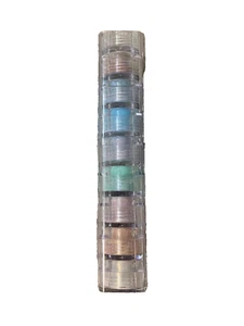 TRUE COLORS USA Mineral Eye Shadow Powder FANTASY 8 Stack Blue Pink Estey NeW - Picture 1 of 3