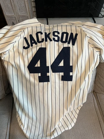 Reggie Jackson Cooperstown Collection Yankees Jersey XL Cover