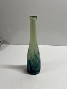 Vintage Hand Blown Encased Art Glass Vase - Picture 1 of 4