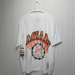 Cactus Jack Travis Scott Mitchell & Ness University Of Miami Hurricanes Size XL - Picture 1 of 5