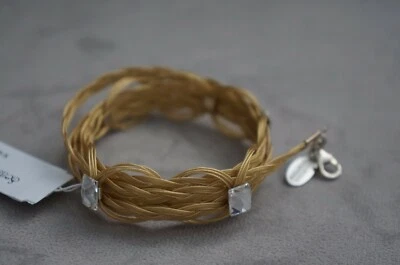 NUEVO Collar Gargantilla Pulsera Cristal Alambre Plata Relleno Oro Susurros Estacionales Foto 1 de 4