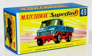 Matchbox Superfast No 49 Unimog Truck Empty Repro Box style G - Picture 1 of 1