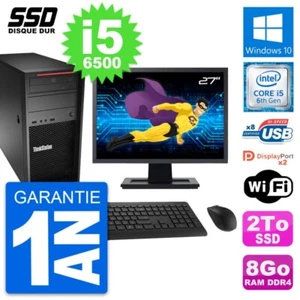 PC tour LENOVO P320 Bildschirm 27 " Intel Core i5-6500 RAM 8Go SSD 2To Windows - Bild 1 von 8