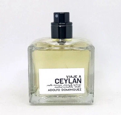 Viaje a Ceylan Adolfo Dominguez men 100ml. eau toilette spray 3.4 Fl. Oz. - Imagen 1 de 3