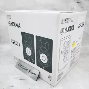 Yamaha HS3 Powered Monitor Speakers pair Black Japan New - Picture 1 of 14