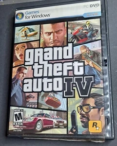 Grand Theft Auto 4 Liberty City~Windows PC Versión 2008 •CIB con guía+Mapa/Póster• - Imagen 1 de 21