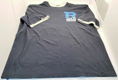 Camiseta Hombre Roca Wear Talla 3xl Parche Grande Bordado Timbre Azul Gris Foto 1 de 4
