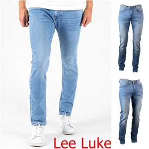 Jeans Uomo Lee Luke Elasticizzato Slim Fit Chiari Skinny w30 w33 a Vita Bassa 48 - Foto 1 di 28